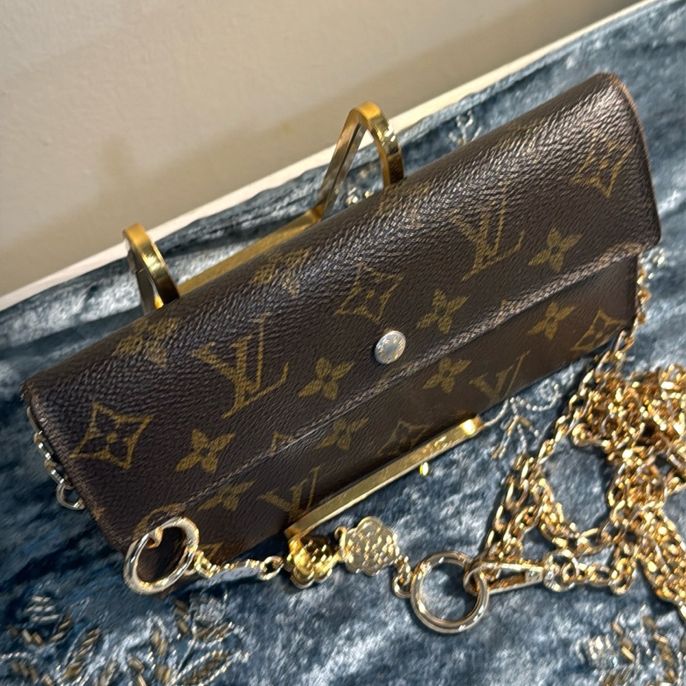 Louis Vuitton Trifold #2 Brown Monogram Clutch Elise trifold - Picture 8 of 12